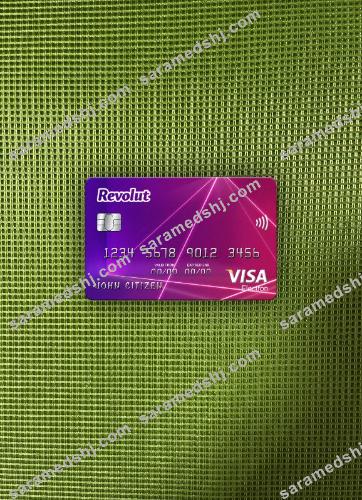 United Kingdom Revolut visa card photolook front